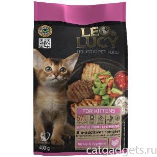 Сухой холистик корм для котят с индейкой, овощами и биодобавками