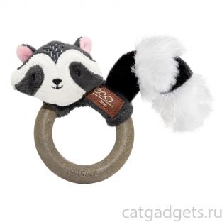 Игрушка для кошек Енот с кольцом из мататаби 11см, серия CATCH&SCRATCH ECO (85049)