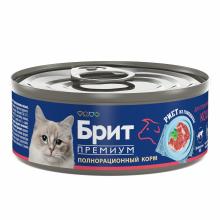 БРИТ ПРЕМИУМ Риет из говядины для стерилизованных кошек, 100г