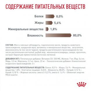 Паучи для кошек при лечении ЖКТ (Gastro Intestinal feline), 85г