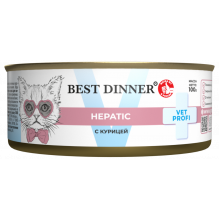 Влажный корм для кошек с курицей для поддержания функции печени Hepatic, 100г