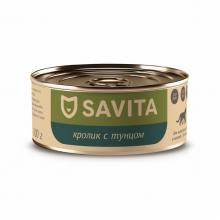 Консервы для кошек и котят. Кролик с тунцом. 100г