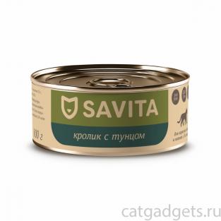 Консервы для кошек и котят. Кролик с тунцом. 100г