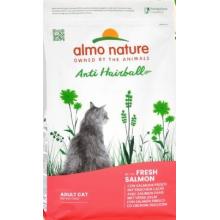 Полнорационный сухой корм для взрослых кошек со свежим лососем. Hairball, Fresh Salmon, 0.4кг