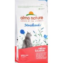 Полнорационный сухой корм для стерилизованных кошек со свежим лососем и коричневым рисом. Sterilised, Fresh Salmon, 0.4кг