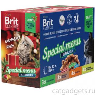 Набор 14штх85г Premium Особое меню в соусе для стерилизованных кошек