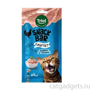 Лакомство для кошек "Паштет из курицы с тунцом", серия SNACK BAR, 40г