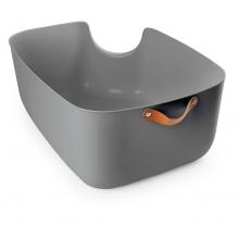 Туалет для кошек прямоугольный "Сканди", серый, 55*39*22,5см, серия HYGIENE