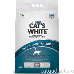 Наполнитель комкующийся с гранулами активированного угля для кошачьего туалета 10л (Active Carbon Granules)