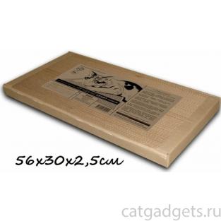 Картонная когтеточка для кошек Когтедралка-КРАФТ 56*30*2.5см