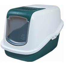 Туалет-домик для кошек NESTOR Nordic Collection 56*39*38,5см, зеленый
