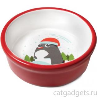 Миска NEW YEAR керамическая "Новогодний пингвин", 0,25л