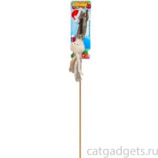 Дразнилка для кошек "Дедушка осьминог на веревке"  50 см