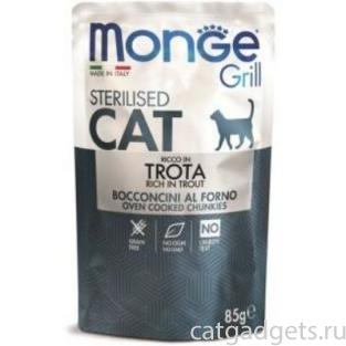 Cat Grill Pouch паучи для стерилизованных кошек итальянская форель