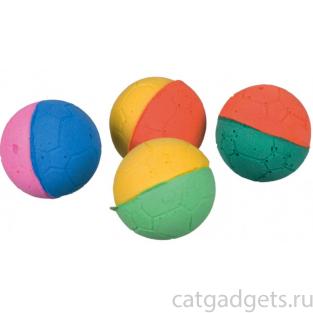 Игрушка для кошки Набор мячиков 4 шт., поролон, 4.3 см (41100)