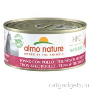 Консервы для кошек с курицей и тунцом, HFC Natural - Tuna and Chicken