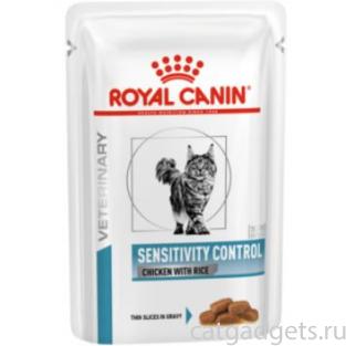 Кусочки в желе c курицей для кошек с пищевой аллергией, Sensitivity control Chicken S/O