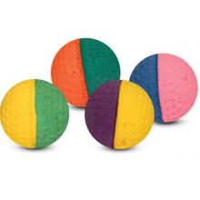 Игрушка для кошек "Мяч для гольфа" двухцветный, 4см, 1 шт.