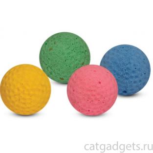 Игрушка для кошек "Мяч для гольфа", 4см, 1 шт.