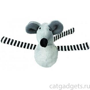 Игрушка для кошек плюшевая мышка (4080)