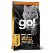 Корм GO! беззерновой для котят и кошек с чувствительным пищеварением, со свежей уткой, Sensitivity + Shine Grain Free Duck Cat Recipe