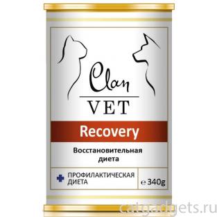 Clan Vet RECOVERY Диетические консервы для собак и кошек Восстанавливающая диета