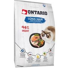 Для длинношерстных кошек с уткой и лососем (Ontario Cat Longhair)