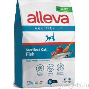 Equilibrium Cat сухой корм для кастрированных котов и стерилизованных кошек с рыбой, Sterilized Fish