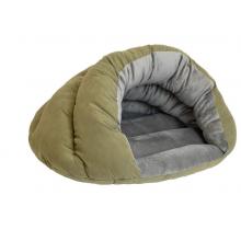 Домик пухлый "Ракушка" - бархат милитари