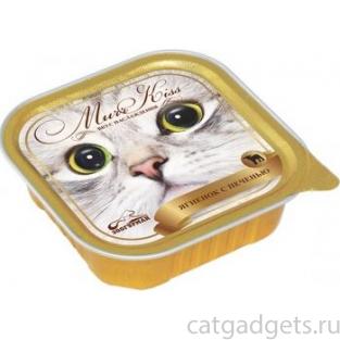 Консервы для кошек "МуррКисс"  Ягненок с печенью