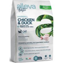 Holistic Cat для взрослых кошек, склонных к образованию комков шерсти с курицей и уткой Chicken & Duck + Sugarcane fiber & Aloe vera Hairball