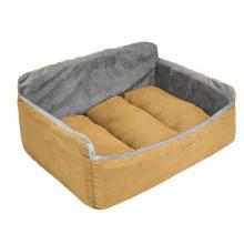 Лежак-диван "Самсон" - бархат охра