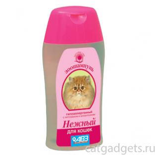 Нежный шампунь для кошек гипоаллергенный