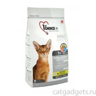 Для кошек гиппоаллергенный беззерновой корм с уткой и картошкой (Hypoallergenic)